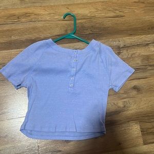 periwinkle crop top